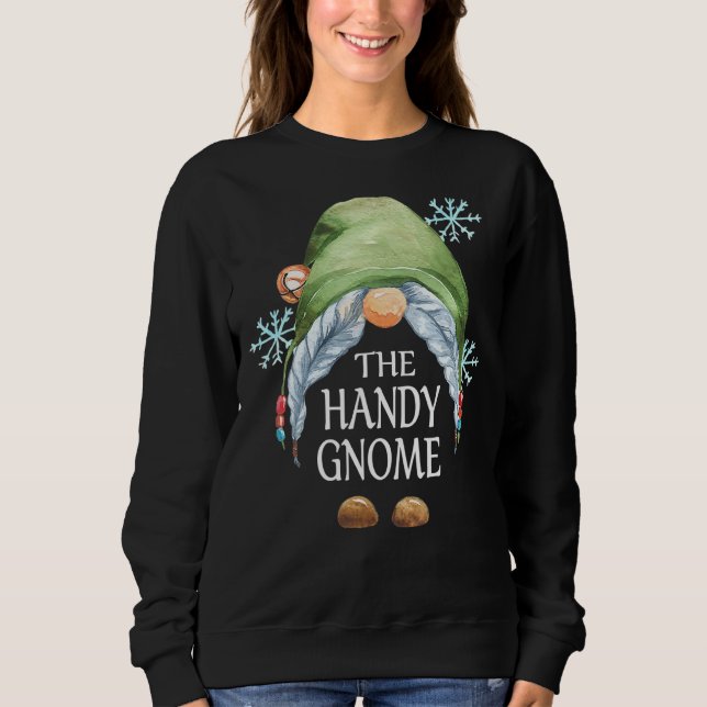 Moletom Docy Gnomo Buffalo Xadrez Matching Family Christma (Frente)
