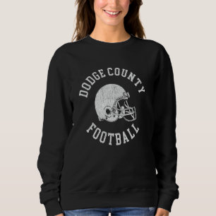 Moletom Dodge County Football Throwback - Helmet De Futebo