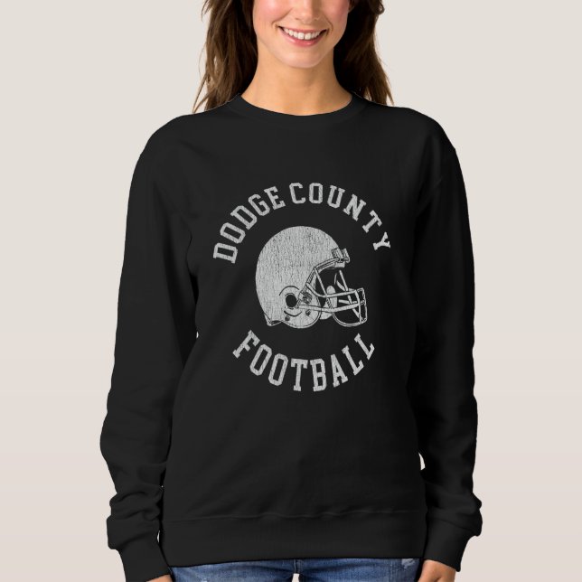 Moletom Dodge County Football Throwback - Helmet De Futebo (Frente)