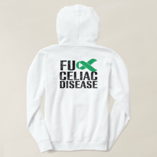 Moletom Doença Celíaca FU - Preto e Verde