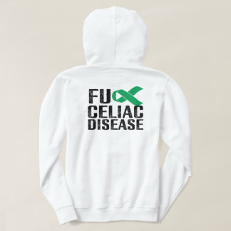 Moletom Doença Celíaca FU - Preto e Verde