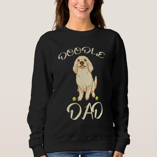 Moletom dog dad golden doodle best golden retriever dad ev (Frente)