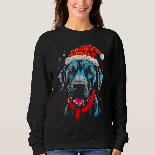 Moletom Dog Great Dane Christmas (Frente)