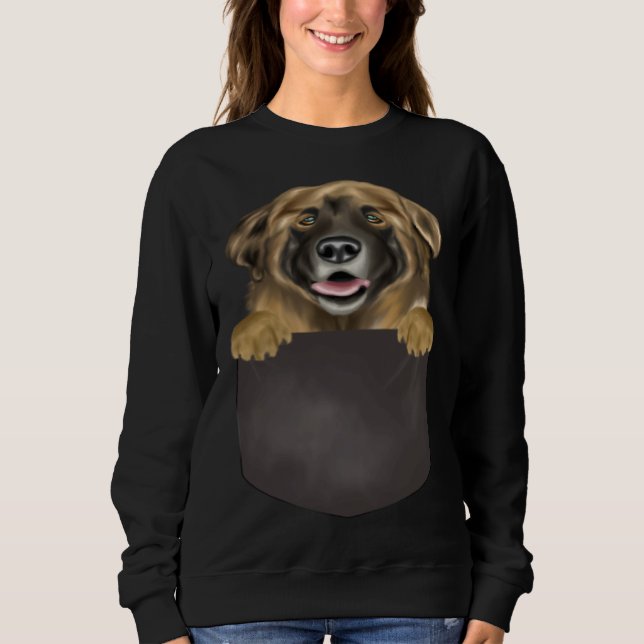 Moletom Dog In Pocket  Dog  Leonberger (Frente)