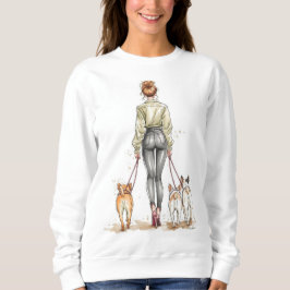 Moletom Dog Mom Girl Boss Sweatshirt | Urban Chic Dog Walk