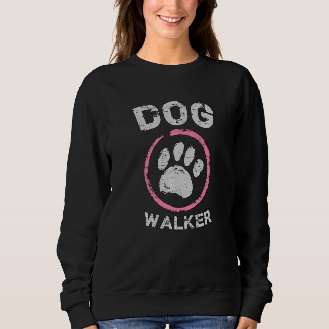 Moletom Dog Walker Dog Puppies Dog Breed Owner (Frente)