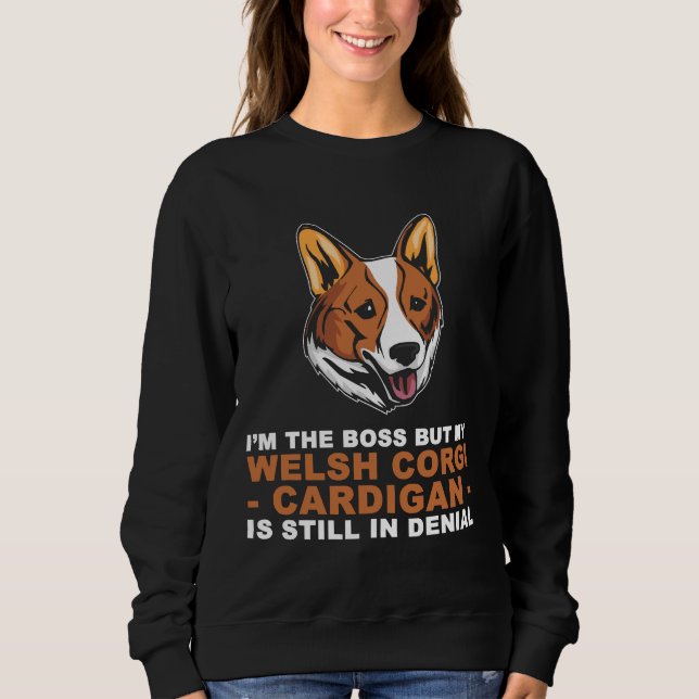 Moletom Dog Welsh Corgi Cardigan (Frente)