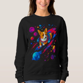 Moletom Dog Welsh Corgi Space Planet Universe