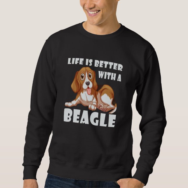Moletom Dog  With A Beagle Cute Dog (Frente)