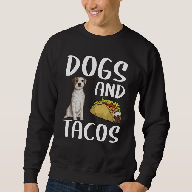 Moletom Dogs And Tacos Parson Russell Terrier Mexican Food (Frente)