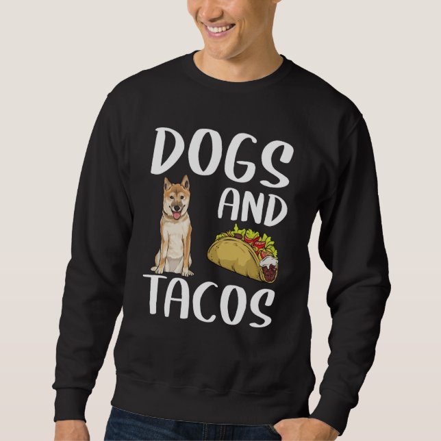 Moletom Dogs And Tacos Shiba Inu Mexican Food (Frente)