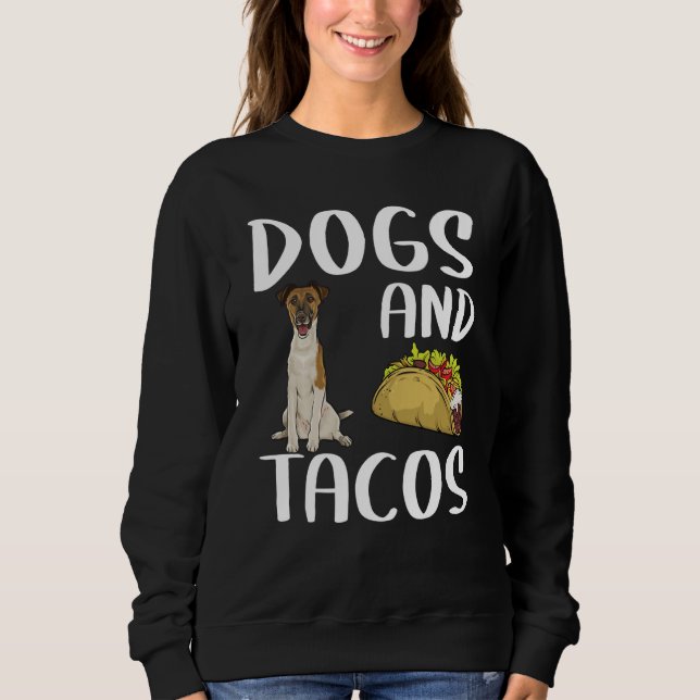 Moletom Dogs And Tacos Smooth Fox Terrier Mexican Food (Frente)