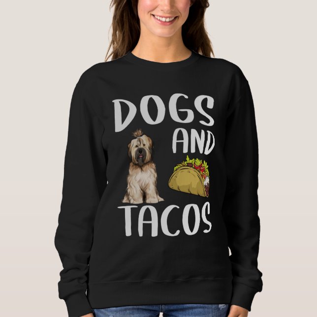 Moletom Dogs And Tacos Tibetan Terrier Mexican Food (Frente)