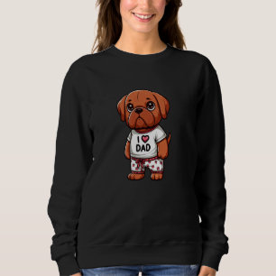 Moletom Dogue De Bordeaux Eu Adoro Pai Cachorro Engraçado 
