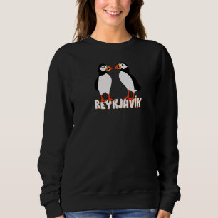 Moletom Dois Puffins Cutes De Reykjavík Islândia 1