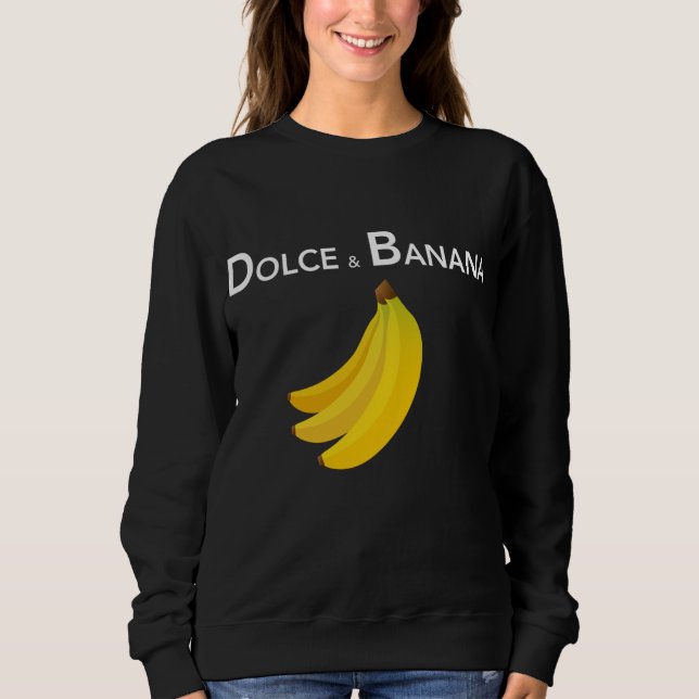 Moletom Dolce & Banana Funny Fashion Bananas Presente Para (Frente)