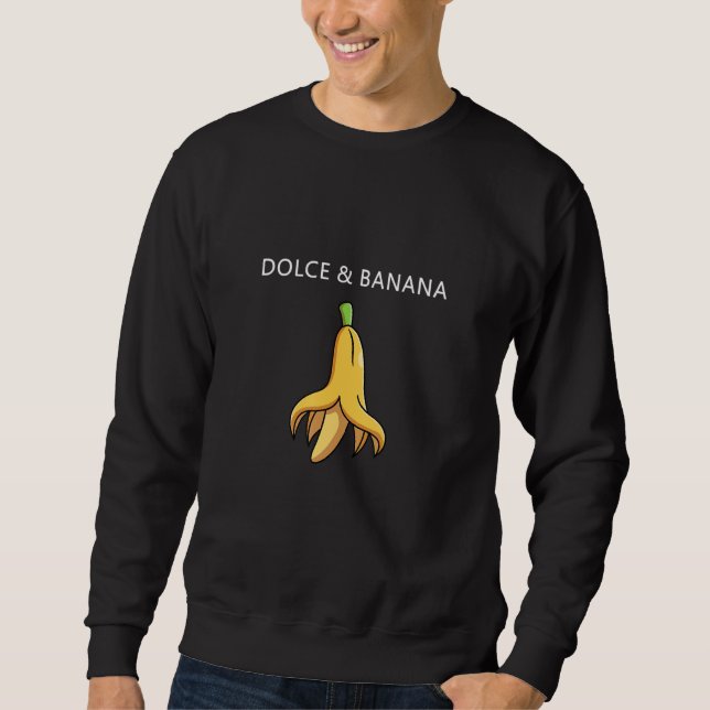 Moletom Dolce legal e Fruta de bananas 2 (Frente)