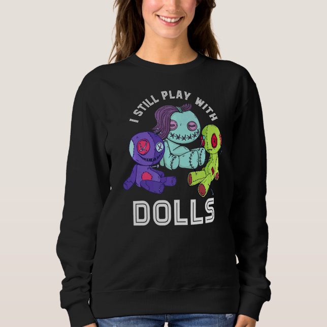 Moletom Doll Voodoo Eu Ainda Brinco Com Bonecas Pastel Bon (Frente)