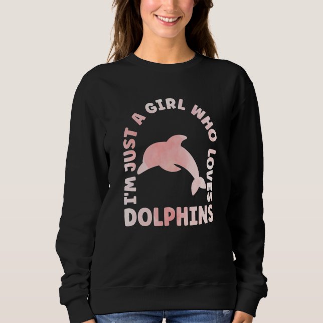 Moletom Dolphin Outfit for Dolphin Lovers Apparel Women Gi (Frente)
