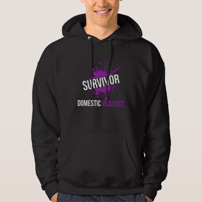 Moletom Domestic Violence Awareness Survivor   4 (Frente)