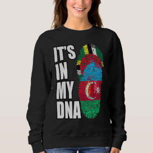 Moletom Dominica E Azerbaijão Mix Dna Flag Heritage
