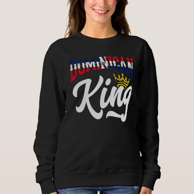 Moletom Dominican King República Dominicana (Frente)