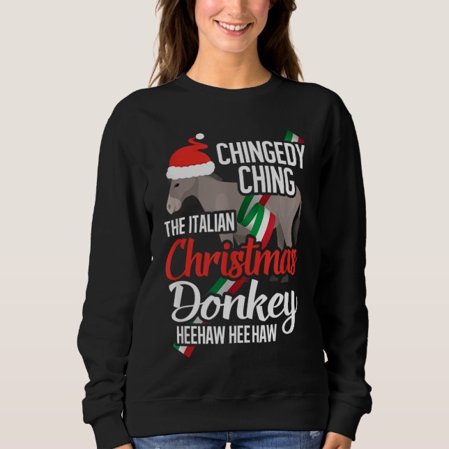 Moletom Dominick The Italiana Christmas Donkey (Frente)