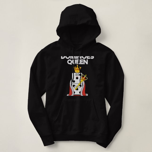 Moletom Dominoes Funny Dominoes Queen (Frente do Design)