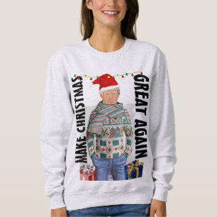 MOLETOM DONALD TRUMP 2024 CHRISTMAS T-SHIRTS SWEATSHIRTS