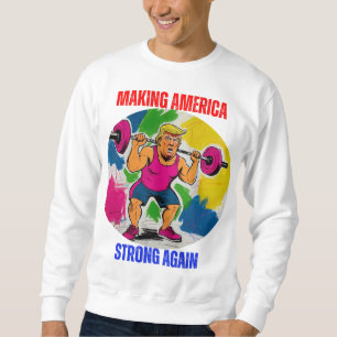 MOLETOM DONALD TRUMP - AMÉRICA FAZER FORTE NOVAMENTE