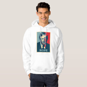 Moletom donald trump nope mens hoodie