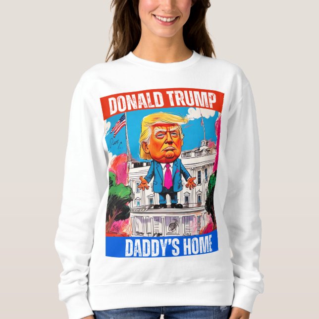 MOLETOM DONALD TRUMP - PAI HOME (Frente)