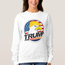 Moletom Donald Trump Para O Presidente Eagle Hair Sweater
