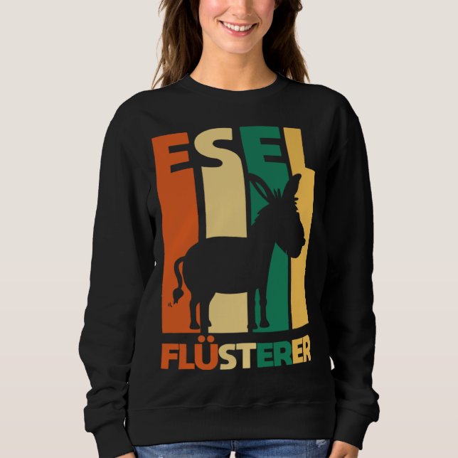 Moletom Donkey Agricultural Livestock Zoo Animal Donkey Re (Frente)