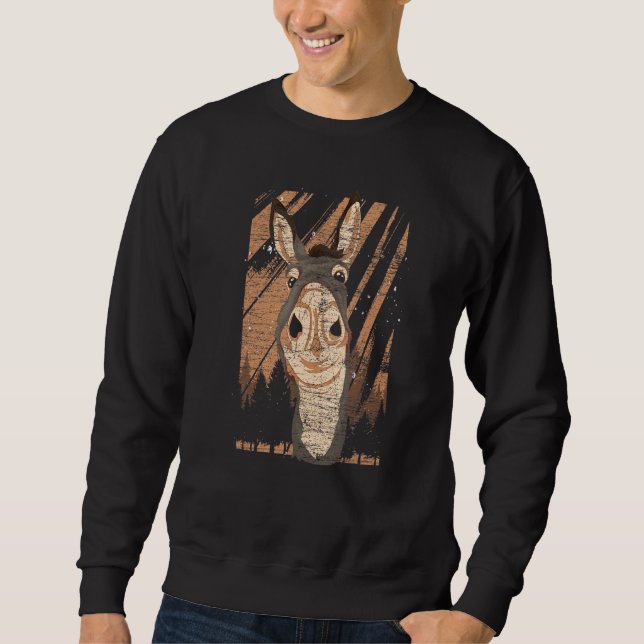 Moletom Donkey Fazenda Animal Face Farmer Donkey (Frente)