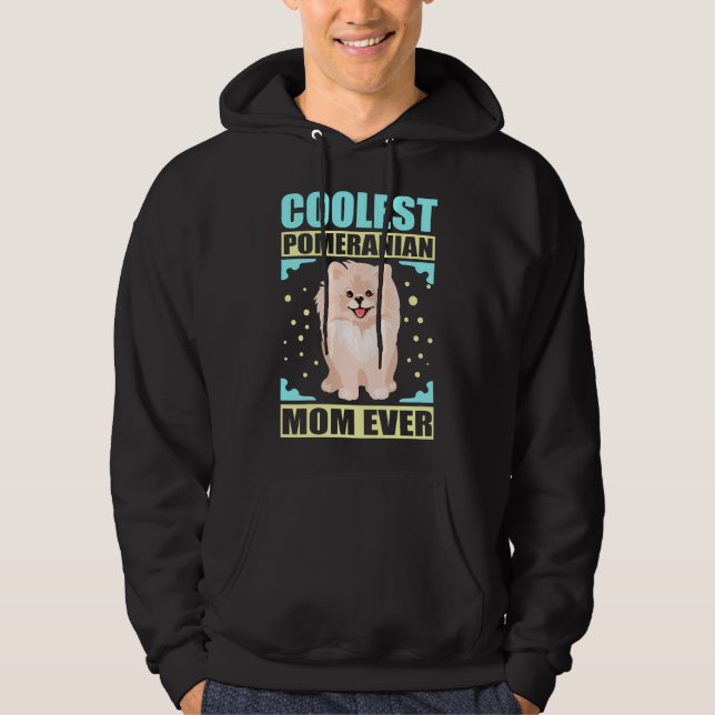Moletom Dono de Cachorro da Mãe da Pomerânia Spitz Pomeran (Frente)
