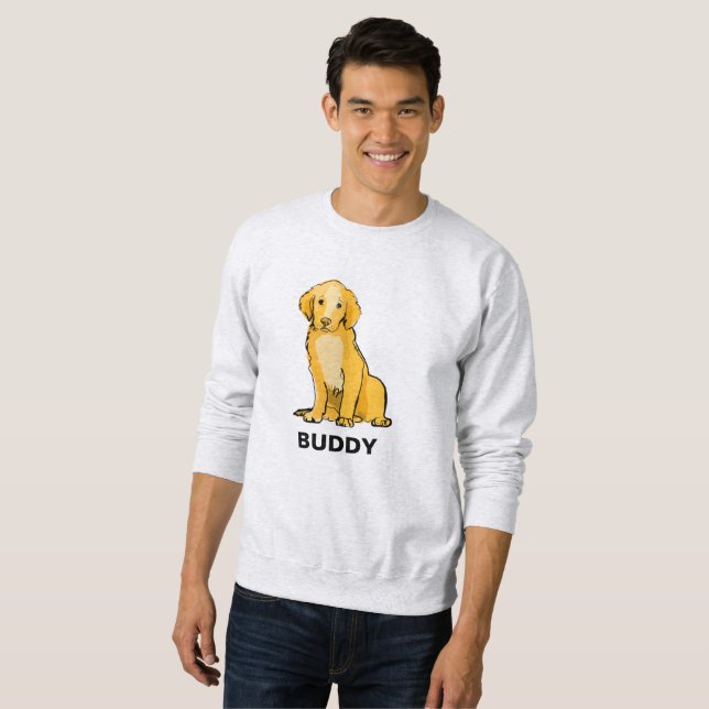 Moletom Dono de cachorro Golden retriever (Frente Completa)