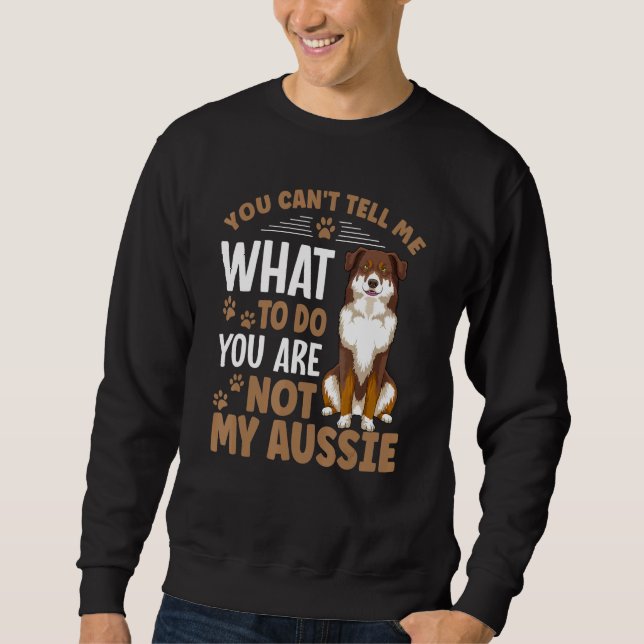 Moletom Dono de Cachorro Pastor Australiano Aussie   (Frente)