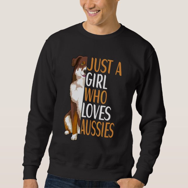 Moletom Dono de Cachorro Pastor Australiano Aussie (Frente)