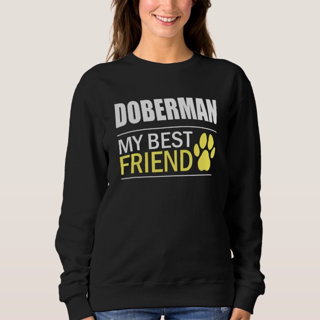 Moletom Dono do Doberman Dog Lover Doberman Melhor Dobe Am (Frente)