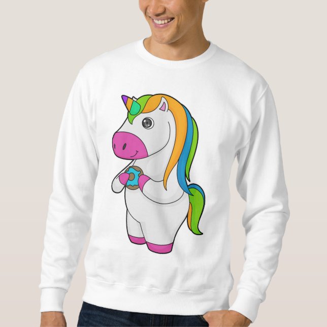 Moletom Donut de Unicórnio (Frente)