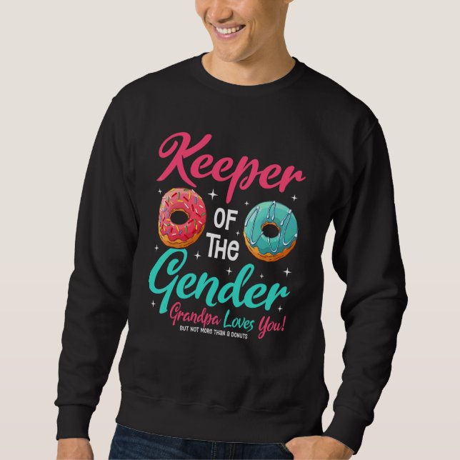 Moletom Donut   Guardião Do Gênero Vovô Ama Você (Frente)
