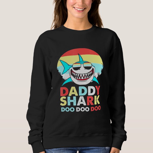 Moletom Doo Doo Doo do Shark do pai (Frente)