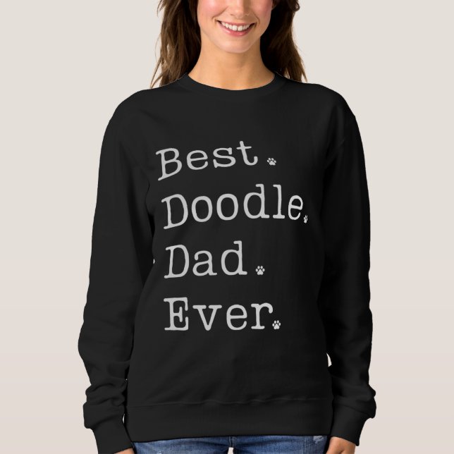 Moletom Doodle Dad Best Doodle Dad Ever Labradoodle Doodle (Frente)