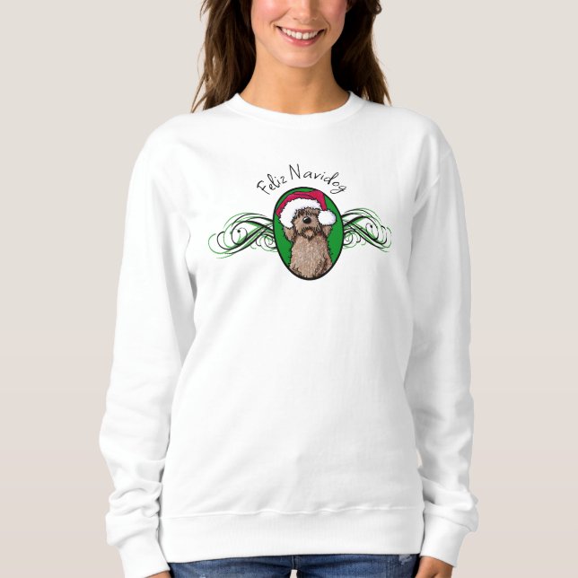 Moletom Doodle de Chocolate de Natal (Frente)
