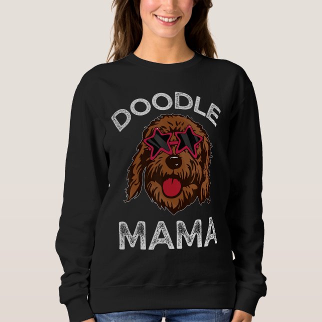 Moletom Doodle Mom Labradoodle Dog  For Mother s Day (Frente)
