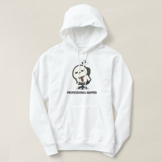 Moletom Dorminhoco Profissional - Personagem Cansado Fofo