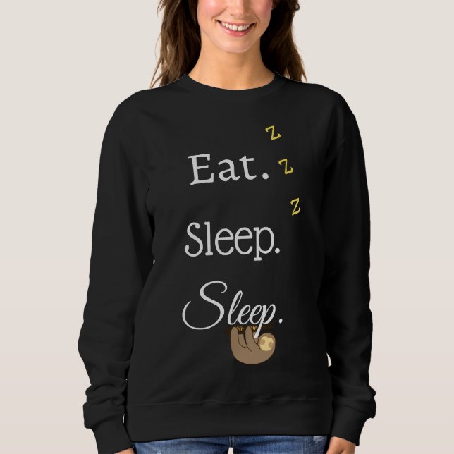 Moletom Dormir Dormir Engraçada Lama (Frente)