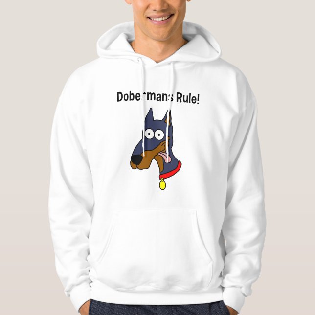 Moletom Dos "regra Dobermans!" Hoodie (Frente)