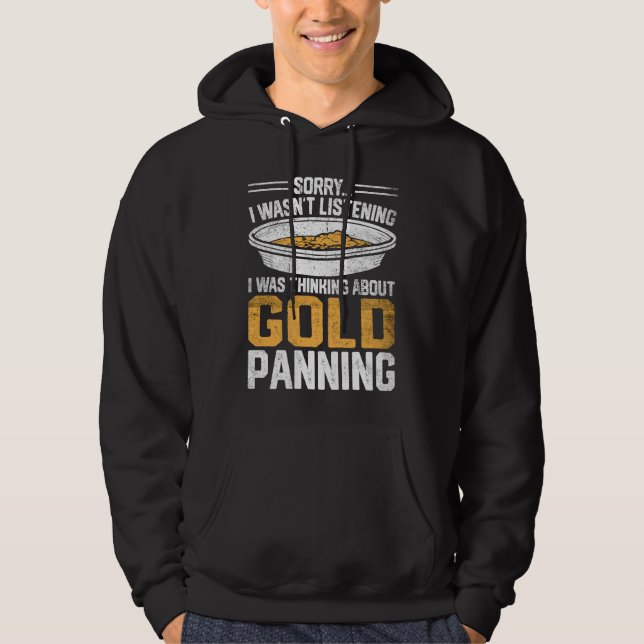 Moletom Dourado espectador Dourado Miner Digger Treasure H (Frente)